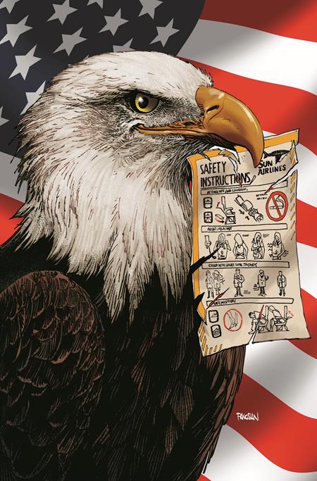 PEACEMAKER PRESENTS THE VIGILANTE EAGLY DOUBLE FEATURE #1 CVR B DAN PANOSIAN CARD STOCK VARIANT