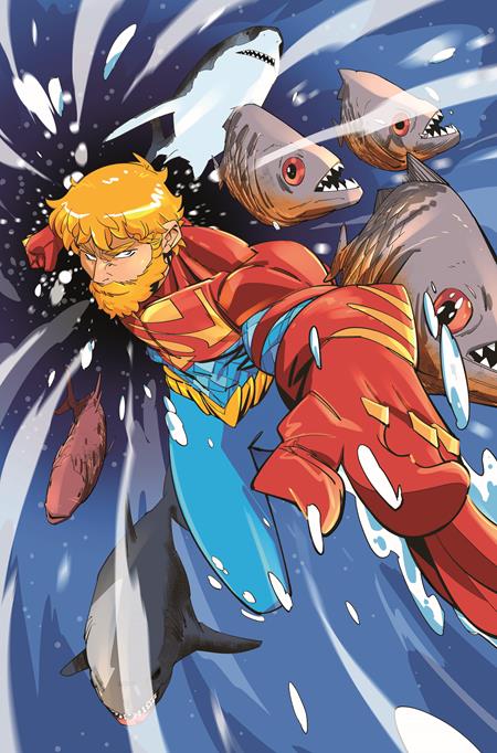 AQUAMAN #5 CVR D DANIELE DI NICUOLO SUPERSMASH-UP CARD STOCK VAR