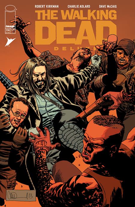 WALKING DEAD DELUXE #114 CVR B CHARLIE ADLARD & DAVE MCCAIG VARIANT