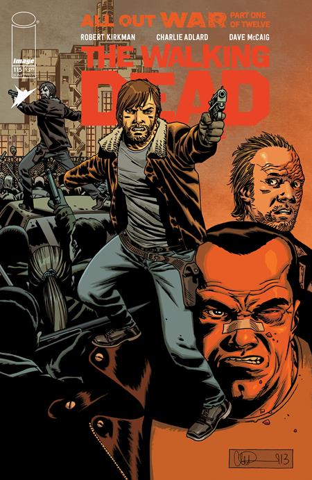 WALKING DEAD DELUXE #115 CVR B CHARLIE ADLARD & DAVE MCCAIG VARIANT