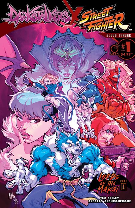 DARKSTALKERS X STREET FIGHTER BLOOD THRONE #1 CVR A ALBERTO ALBURQUERQUE