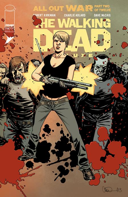 WALKING DEAD DELUXE #116 CVR B CHARLIE ADLARD & DAVE MCCAIG VARIANT