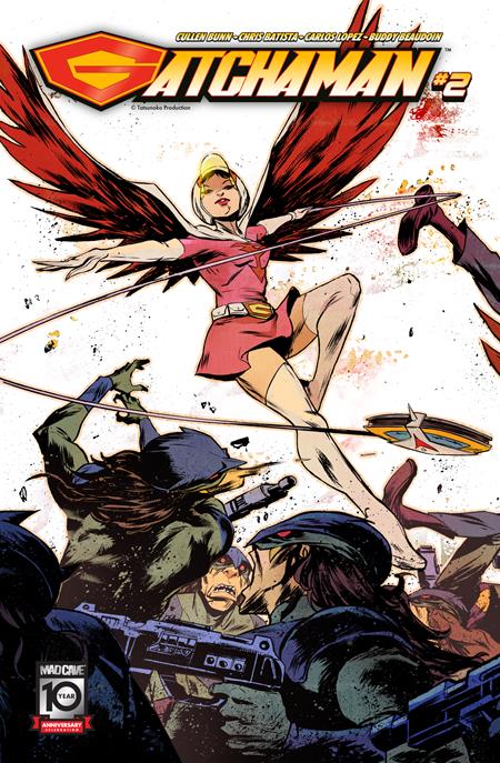GATCHAMAN #2 CVR B SANFORD GREENE CONNECTING VARIANT