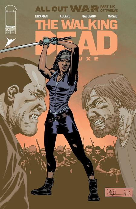 WALKING DEAD DELUXE #120 CVR B CHARLIE ADLARD & DAVE MCCAIG VARIANT