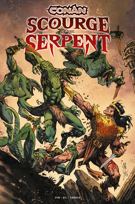CONAN THE BARBARIAN SCOURGE OF THE SERPENT #1 (OF 4) CVR B JOHN MCCREA VARIANT