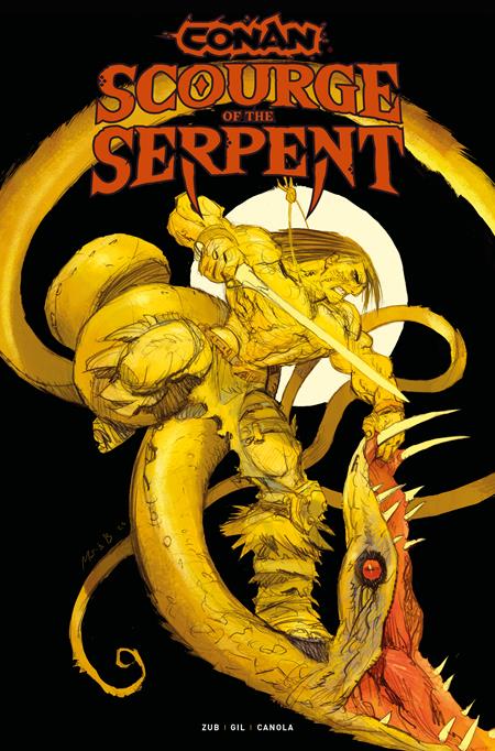 CONAN THE BARBARIAN SCOURGE OF THE SERPENT #1 (OF 4) CVR D MATIAS BERGARA VARIANT