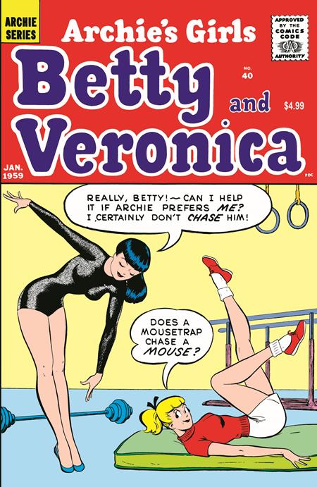 ARCHIE FACSIMILE #9 BETTY AND VERONICA #40 CVR A HARRY LUCEY