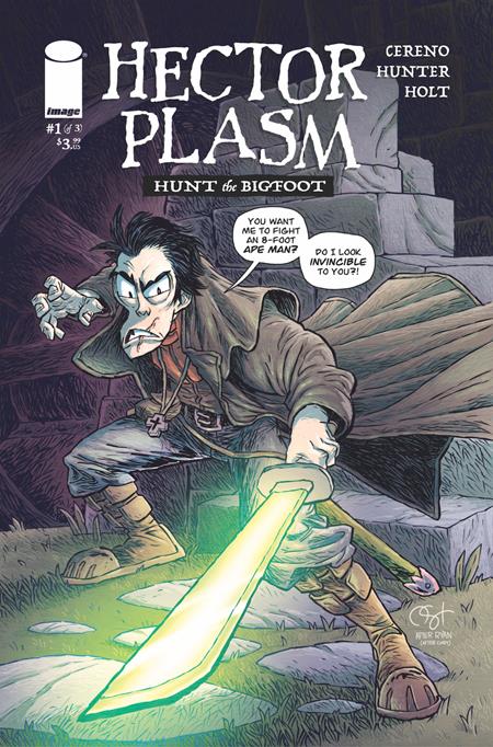 HECTOR PLASM HUNT THE BIGFOOT #1 (OF 3) CVR B DEREK HUNTER VARIANT