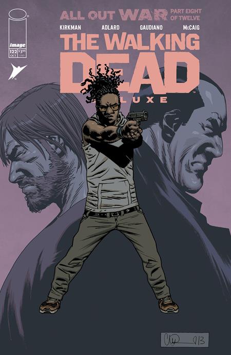 WALKING DEAD DELUXE #122 CVR B CHARLIE ADLARD & DAVE MCCAIG VARIANT