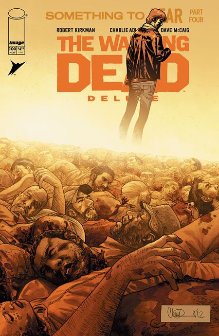 WALKING DEAD DELUXE #100 CVR F CHARLIE ADLARD & DAVE MCCAIG WRAPAROUND VARIANT