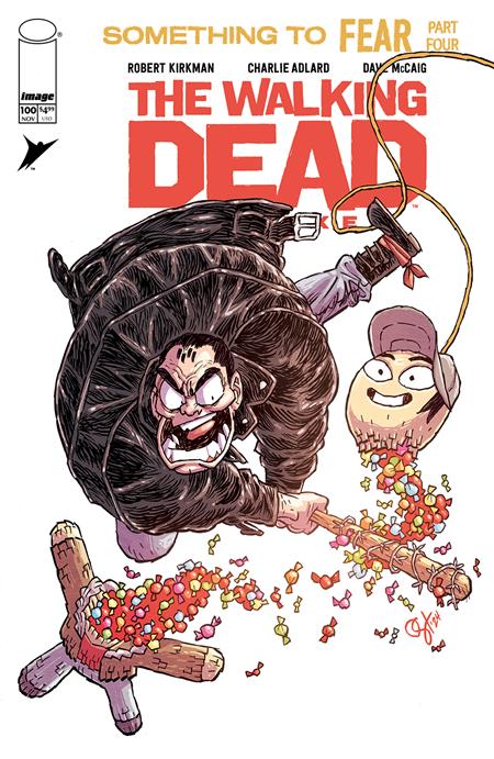 WALKING DEAD DELUXE #100 CVR I DEREK HUNTER VARIANT