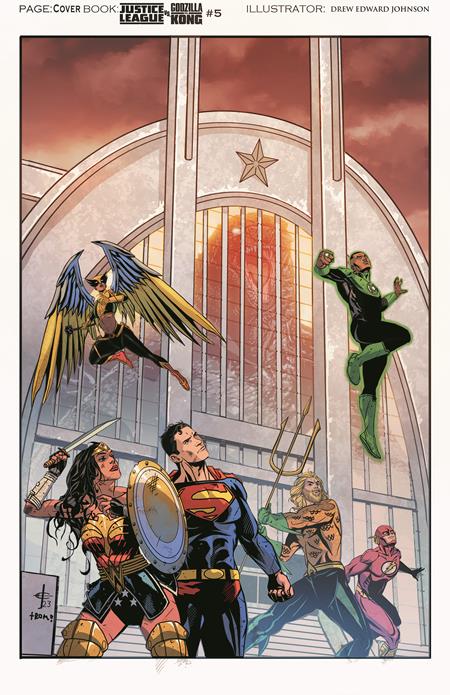 JUSTICE LEAGUE VS GODZILLA VS KONG #5 PRE-ORDER