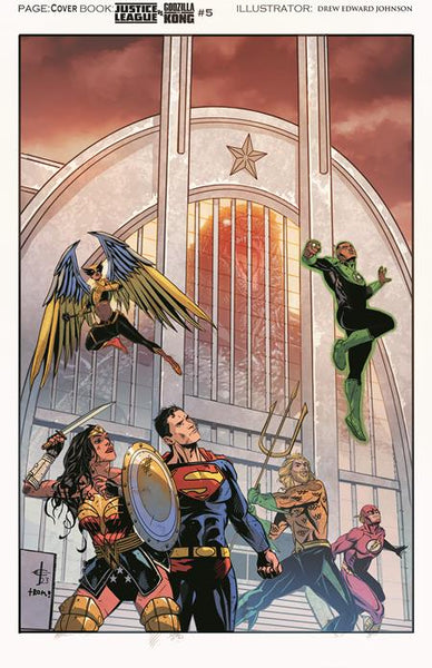 JUSTICE LEAGUE VS GODZILLA VS KONG #5 PRE-ORDER