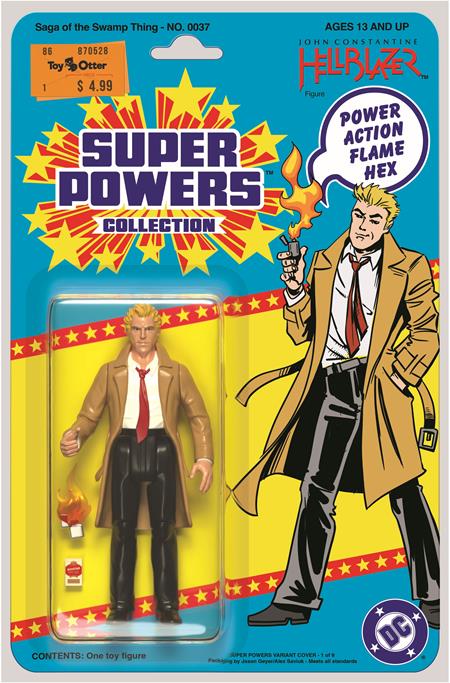 SAGA OF THE SWAMP THING #37 FACSIMILE EDITION CVR C SUPER POWERS CARD STOCK VARIANT