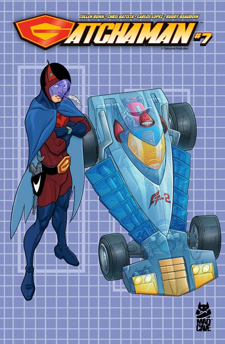 GATCHAMAN #7 CVR B CHRIS BATISTA BLUEPRINT JOE AND G-2 VARIANT