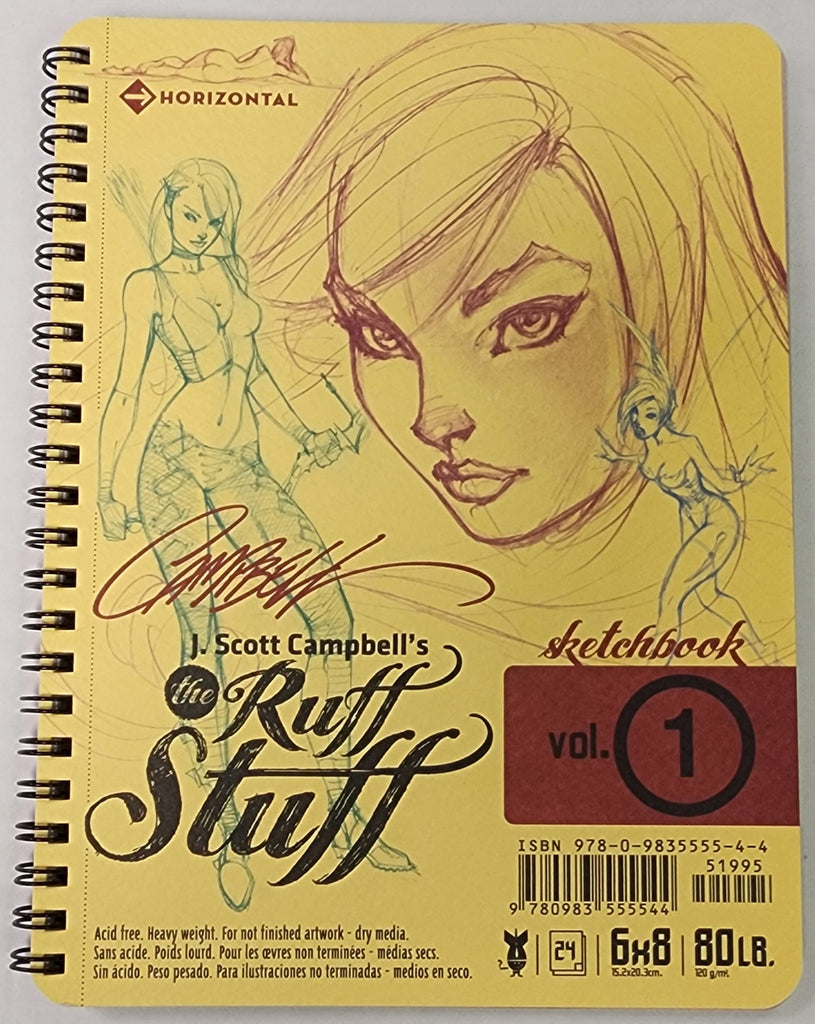 J SCOTT CAMPBELL THE RUFF STUFF VOL 1 SKETCHBOOK