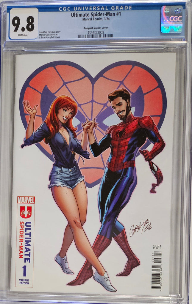 ULTIMATE SPIDER-MAN #1 - J SCOTT CAMPBELL VARIANT CGC 9.8
