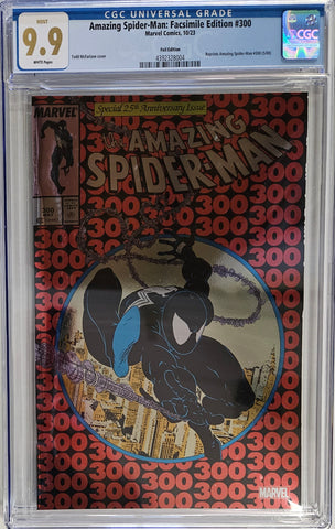 AMAZING SPIDER-MAN #300 FACSIMILE - FOIL VARIANT CGC 9.9