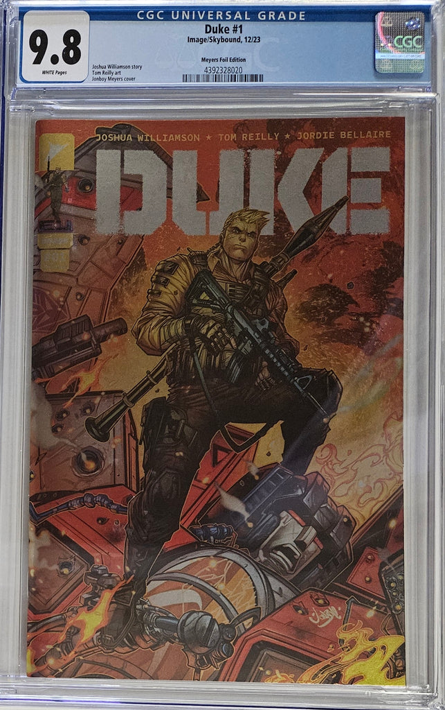 DUKE #1 - 1:100 JONBOY MEYERS FOIL VARIANT CGC 9.8