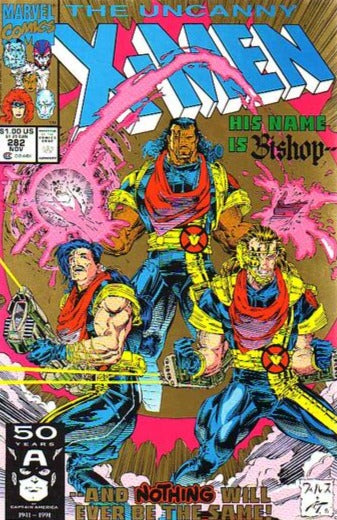 UNCANNY X-MEN #282 - 2ND PRINT GOLD VARIANT 🔑 1ST BISHOP
