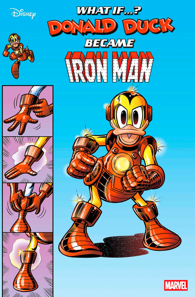 MARVEL & DISNEY: WHAT IF...? DONALD DUCK BECAME IRON MAN #1 COVER A