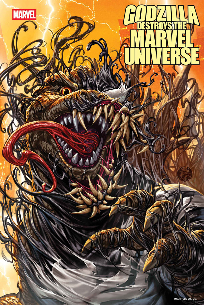 GODZILLA DESTROYS THE MARVEL UNIVERSE #2 COVER A