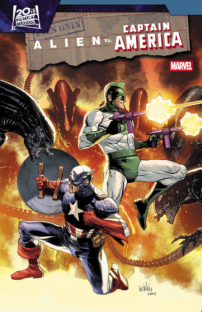 ALIEN VS. CAPTAIN AMERICA #3 COVER A