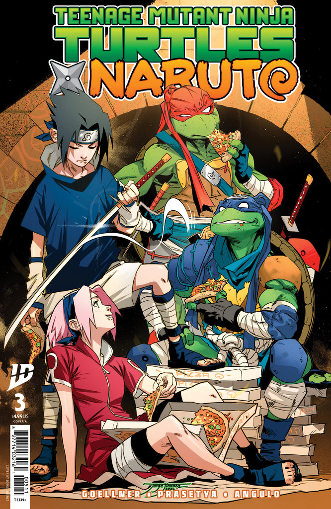 Teenage Mutant Ninja Turtles x Naruto #3 Cover A