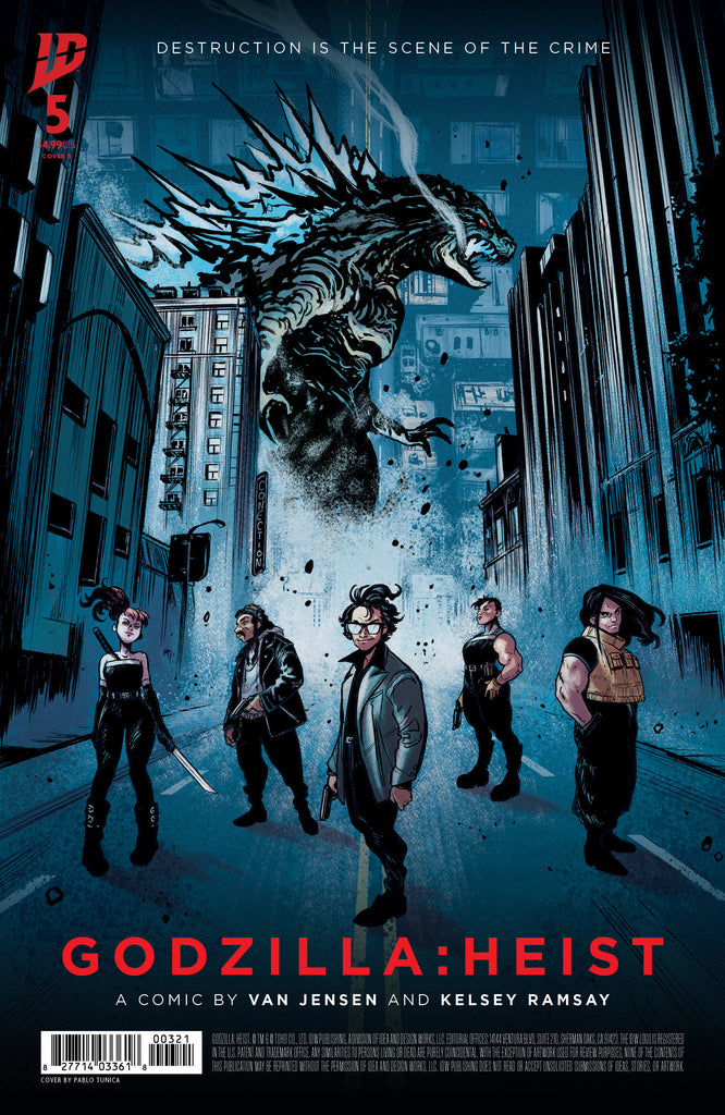 Godzilla: Heist #5 Variant B Movie Poster Variant