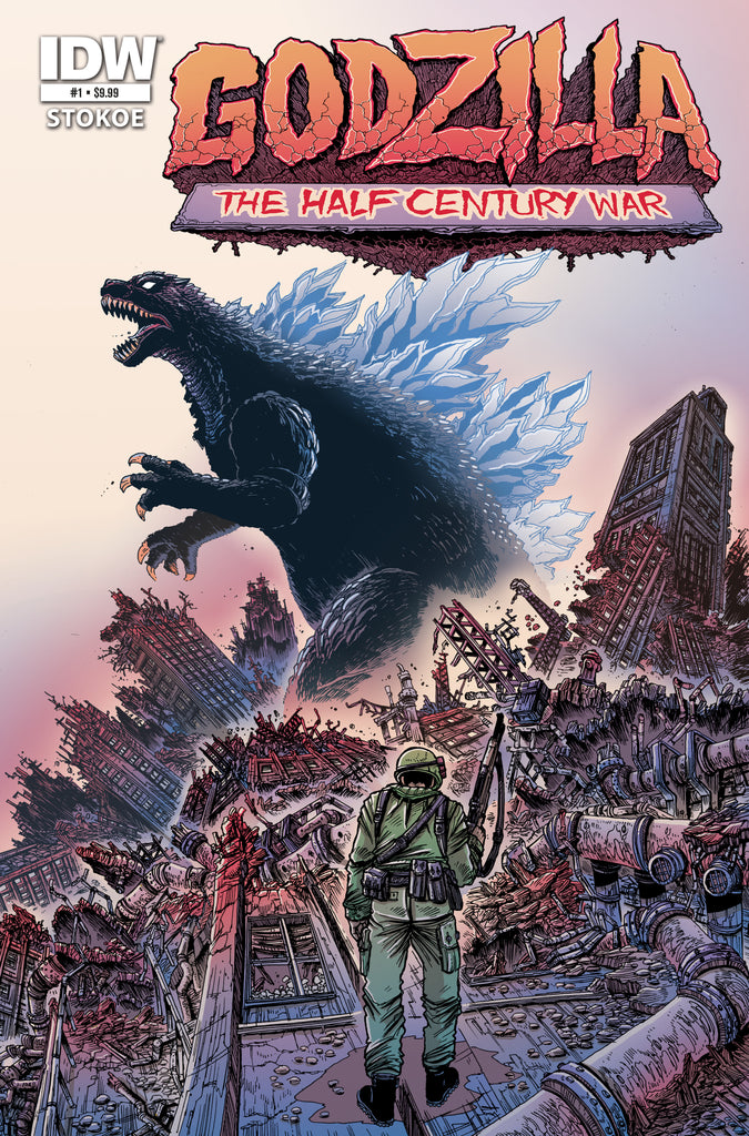 Godzilla 70th Anniversary Foil Classics: Godzilla: The Half-Century War #1 Cover A