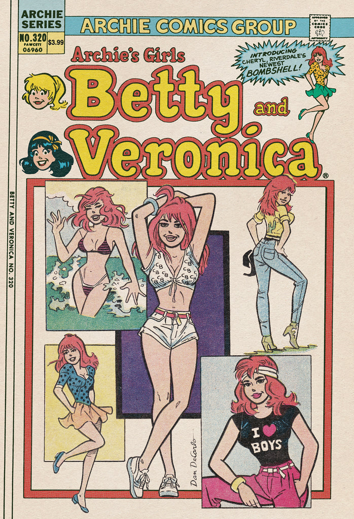 BETTY & VERONICA #320 FACSIMILE DAN DeCARLO PIN-UP PAGE VARIANT
