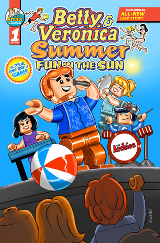 BETTY & VERONICA SUMMER FUN #1 LEGO STYLE HOMAGE VARIANT PRE-ORDER