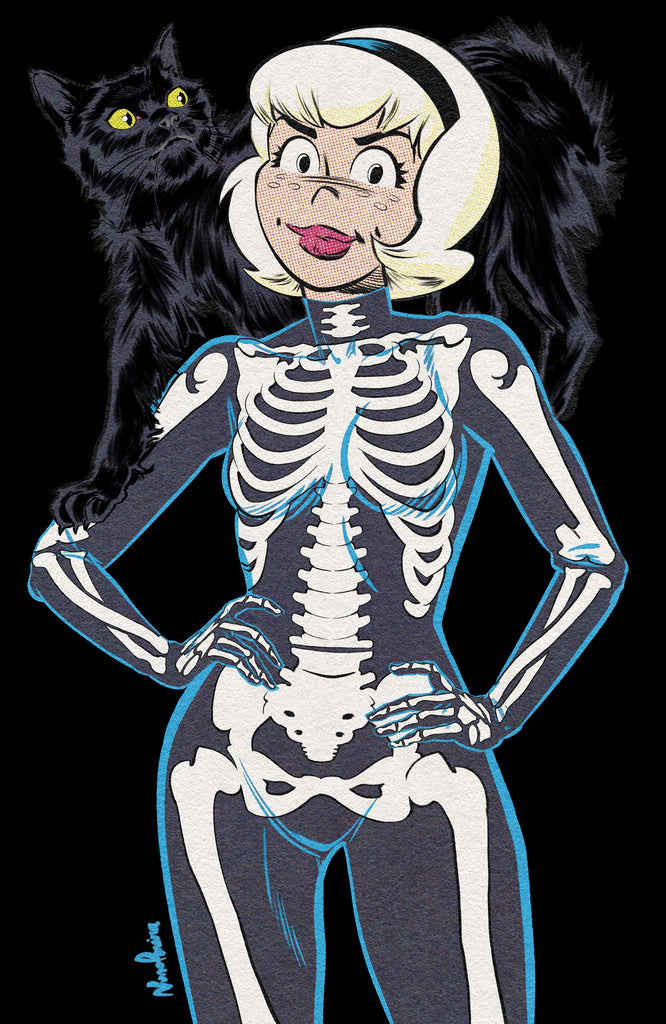 ARCHIE POP ART VARIANT COVER - SABRINA AS SKELETON