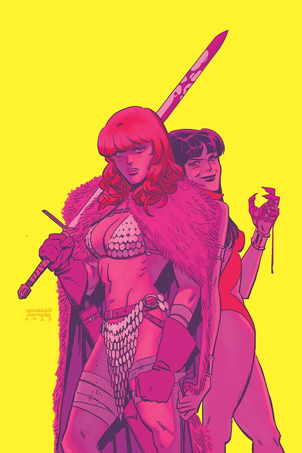 VAMPIRELLA RED SONJA #1 - 1:20 ROMERO & BELLAIRE VIRGIN VARIANT