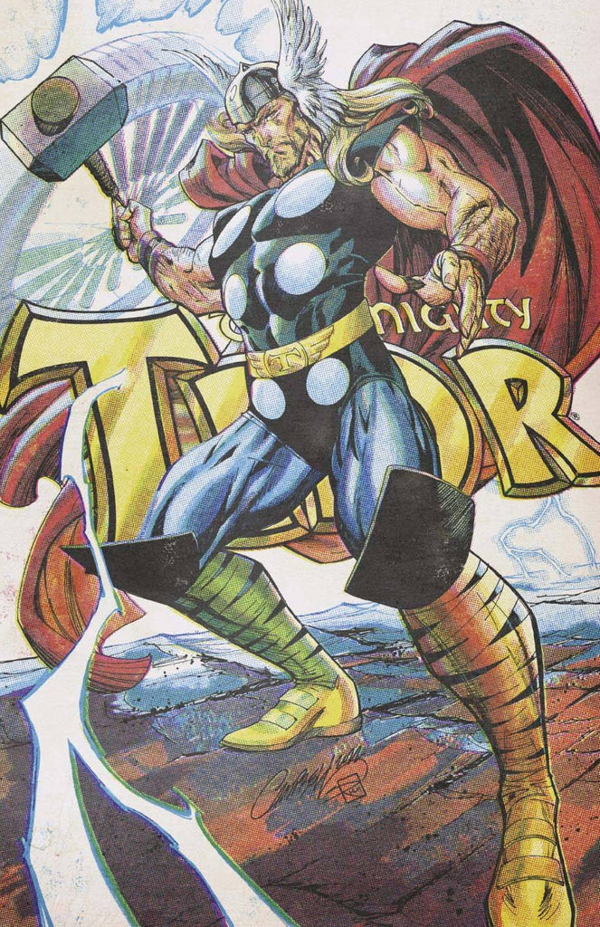 THOR #25 - 1:200 J SCOTT CAMPBELL RETRO VARIANT