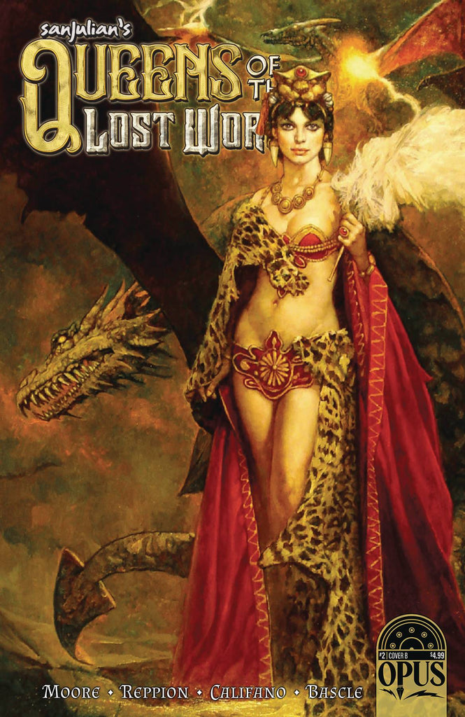 SANJULIAN QUEEN LOST WORLD #2 - SANJULIAN COVER