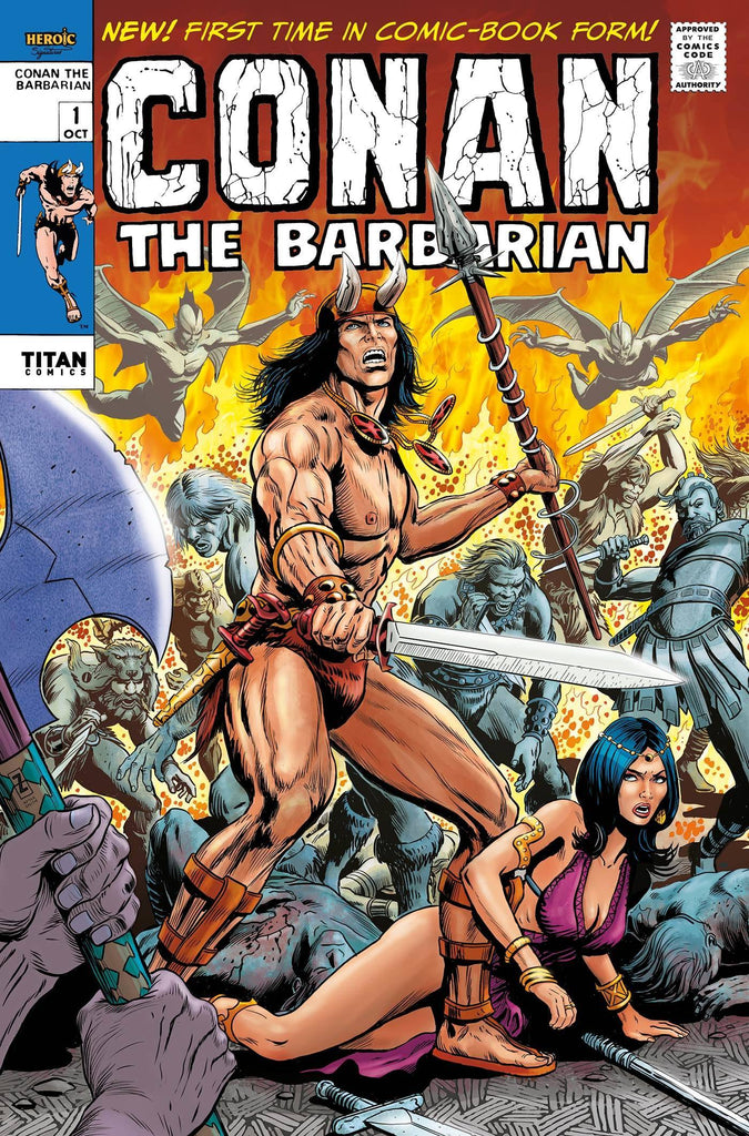 CONAN BARBARIAN #1 ZIRCHER RETRO COVER