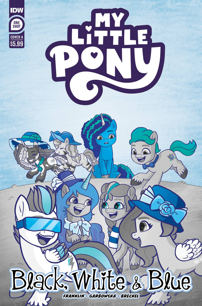 MY LITTLE PONY BLACK WHITE & BLUE #1 PRE-ORDER