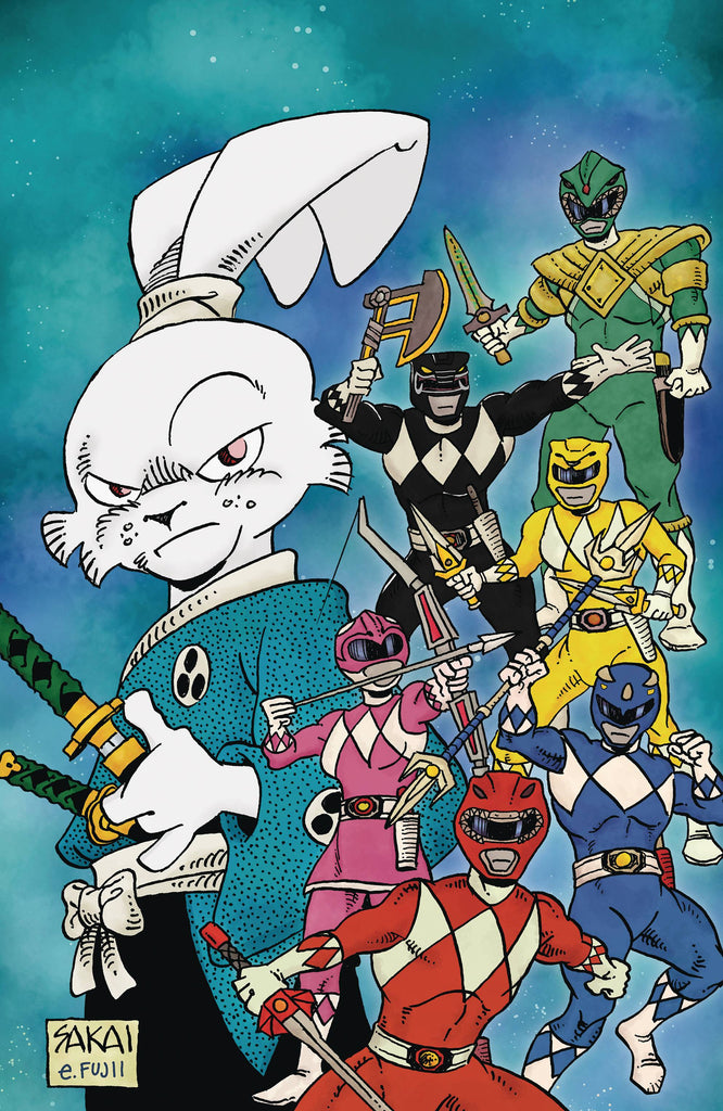 MIGHTY MORPHIN POWER RANGERS USAGI YOJIMBO #1 CVR E FOIL VARIANT