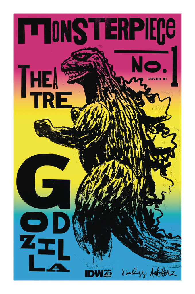 GODZILLA MONSTERPIECE THEATRE #1 - 1:10 JIM RUGG VARIANT