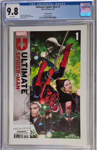 ULTIMATE SPIDER-MAN #1 - 2ND PRINT VARIANT CGC 9.8