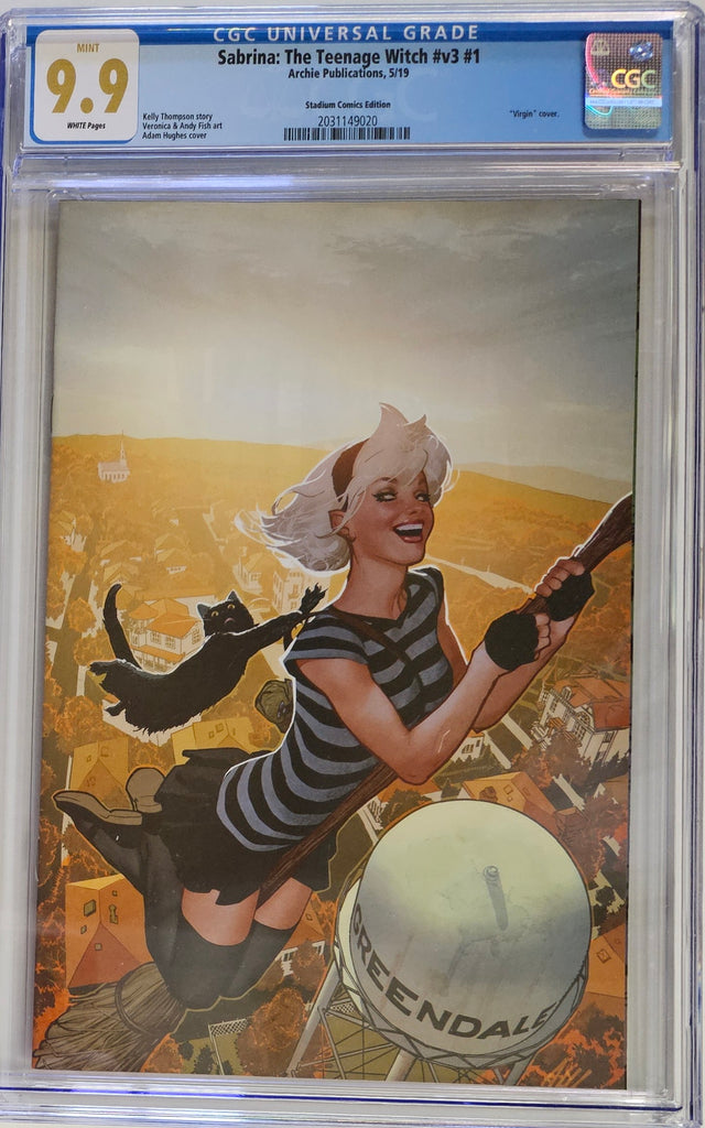 SABRINA THE TEENAGE WITCH #1 - ADAM HUGHES VIRGIN VARIANT CGC 9.9