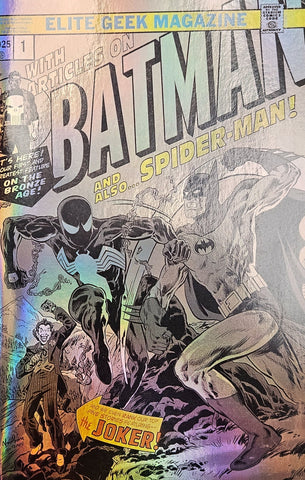 ELITE GEEK MAGAZINE #1 HULK 181 BLACK & WHITE FOIL HOMAGE VARIANT - LTD to 50 COPIES