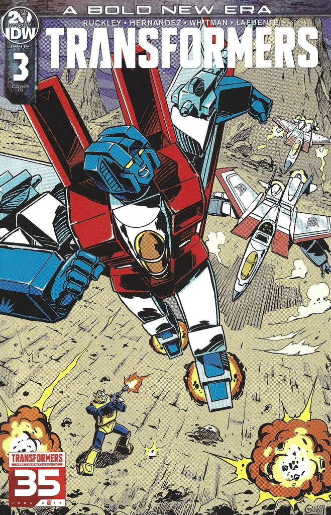 TRANSFORMERS #3 - 1:10 GUIDO GUIDI STARSCREAM VARIANT