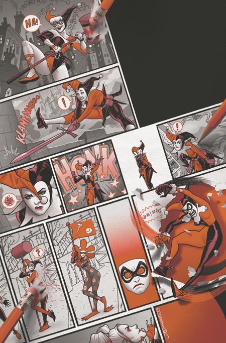 HARLEY QUINN BLACK WHITE REDDER #4 PRE-ORDER