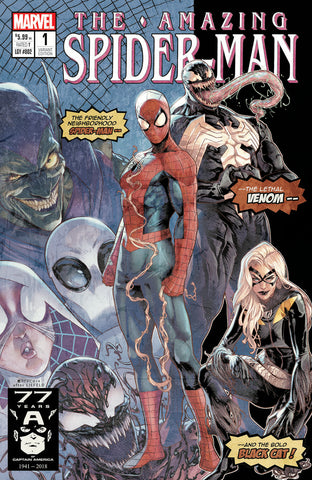 AMAZING SPIDER-MAN #1 - NEW MUTANTS 98 HOMAGE VARIANT COVER B