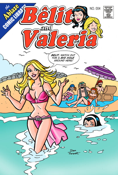 BELIT & VALERIA #4  DAN PARENT ARCHIE HOMAGE VARIANT