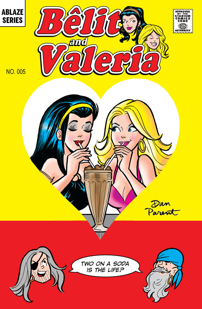 BELIT & VALERIA #5 DAN PARENT ARCHIE HOMAGE VARIANT