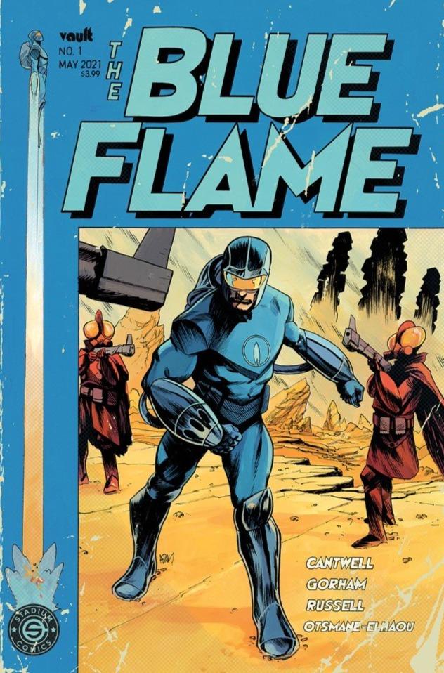 BLUE FLAME #1 EXCLUSIVE ADAM GORHAM VARIANT COVER