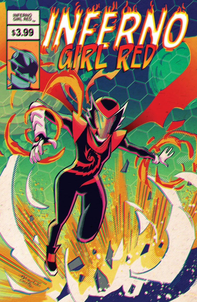 INFERNO GIRL RED BOOK ONE #1 - MARCELO COSTA RETRO VARIANT